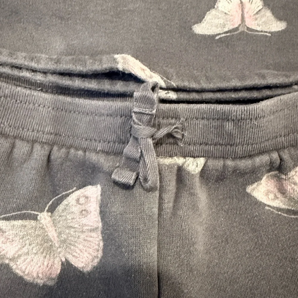 GAP Charcoal Gray Butterfly Matching Pant Set 12-18 Months